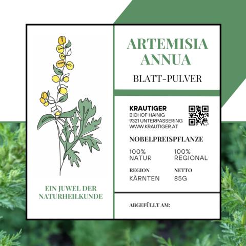 _Etikette Artemisia Pulver