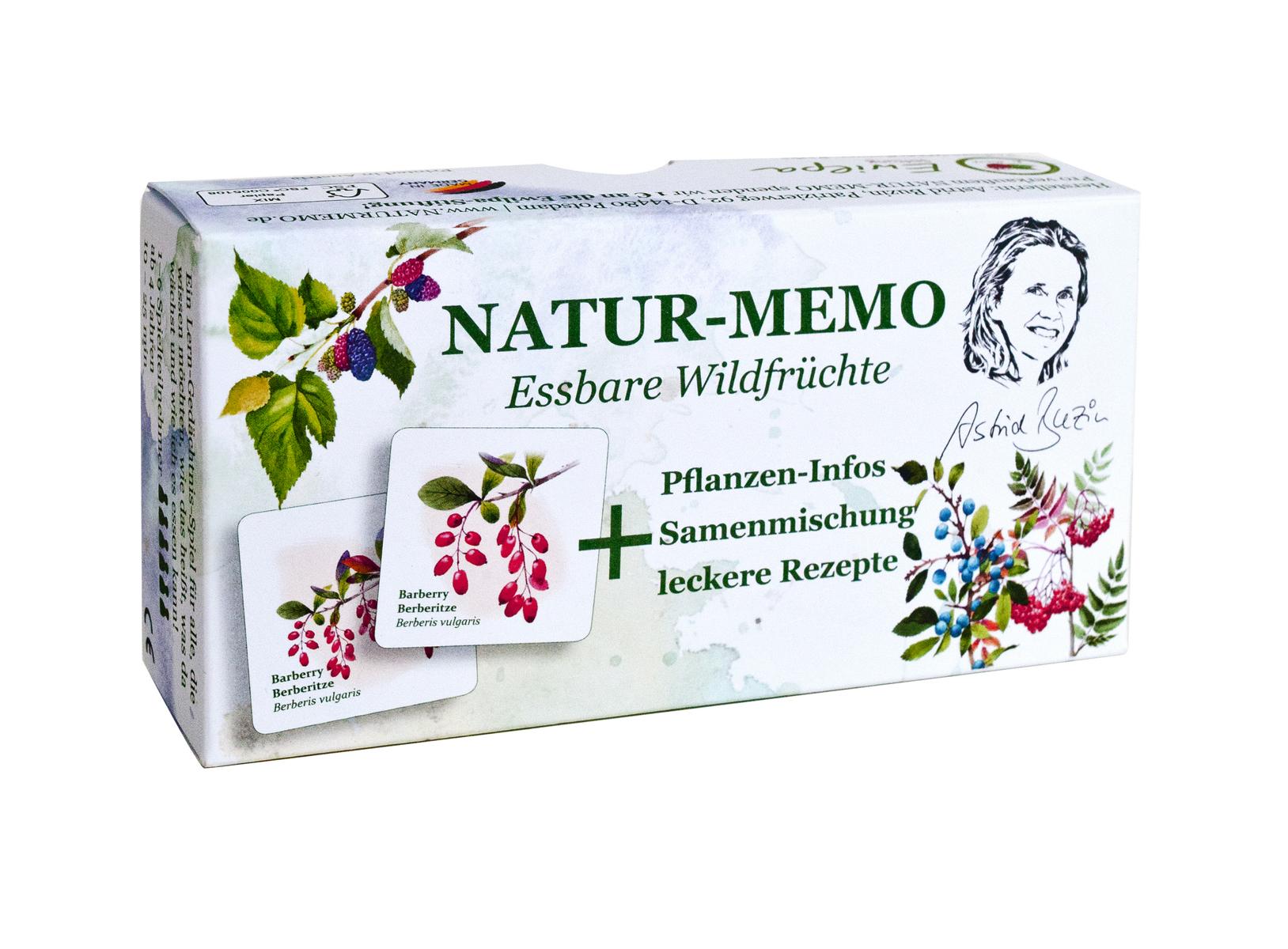 NATUR-MEMO Spiel – Nr. 2 “Essbare Wildfrüchte”